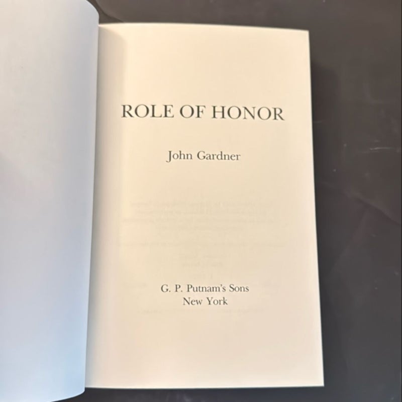 Role of Honor