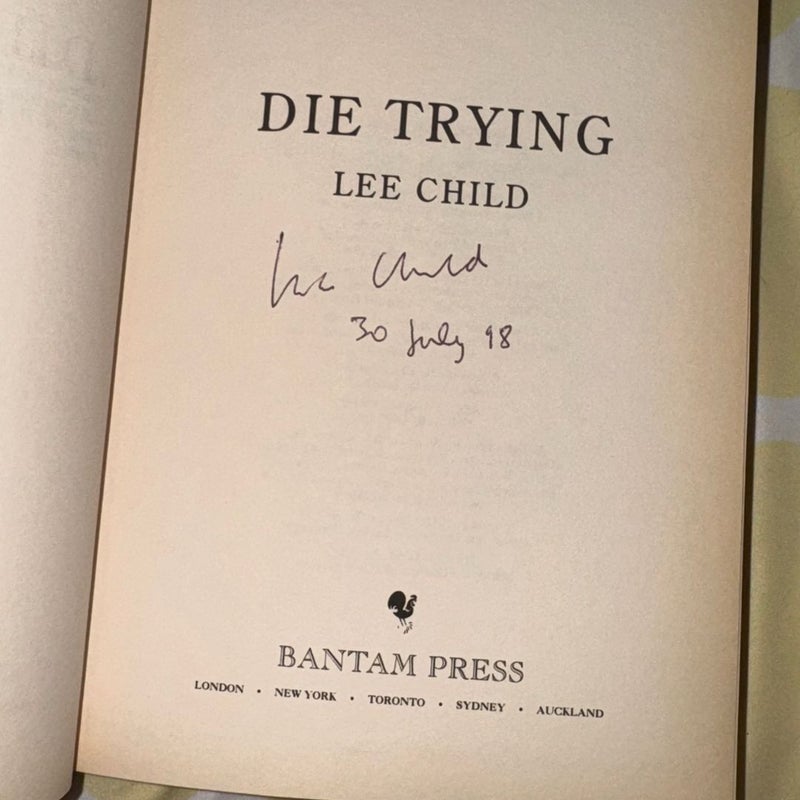 Die Trying SIGNED 