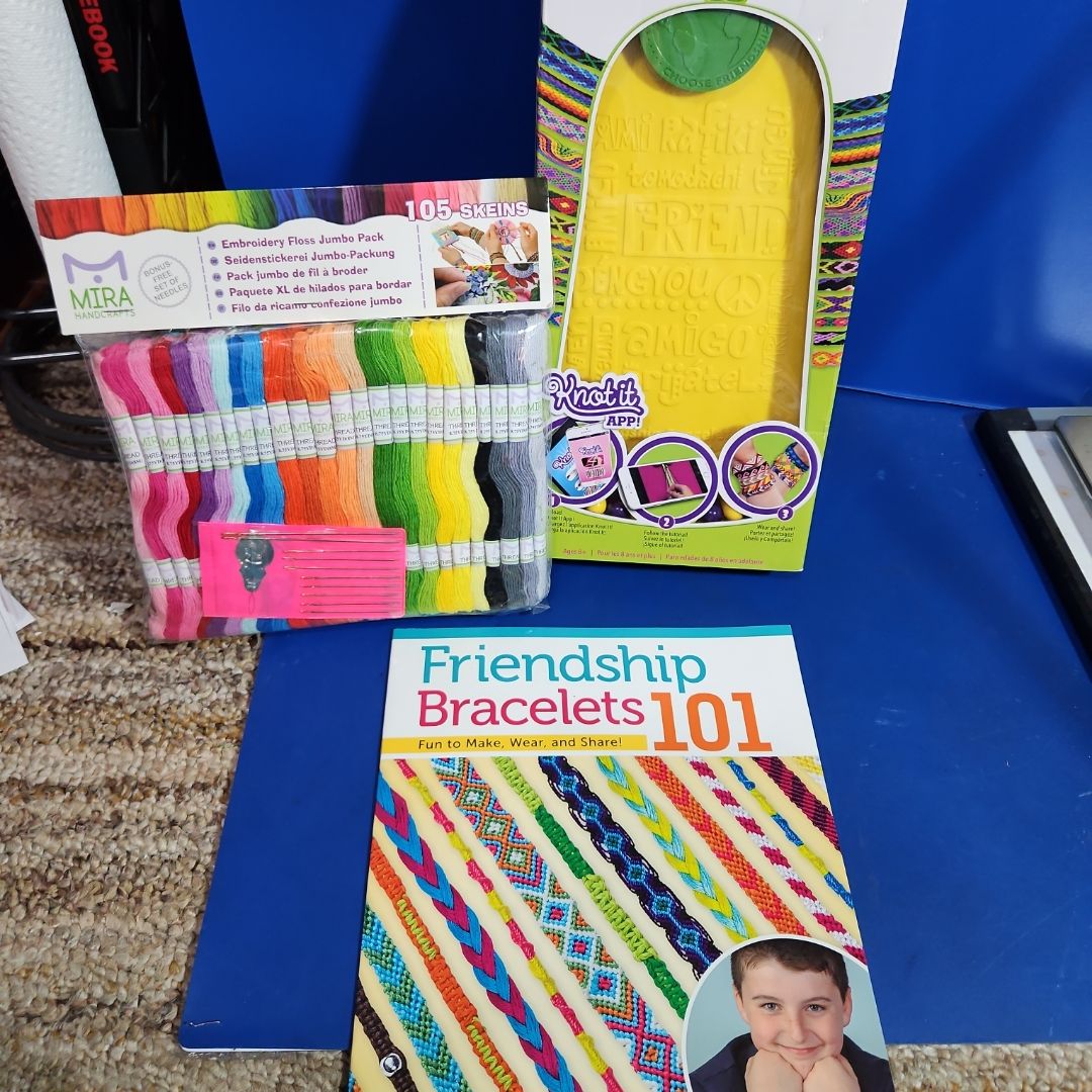 Friendship Bracelets 101: COMPLETE BRACELET MAKING KIT