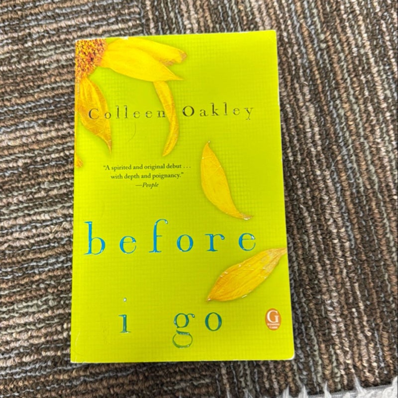 Before I Go