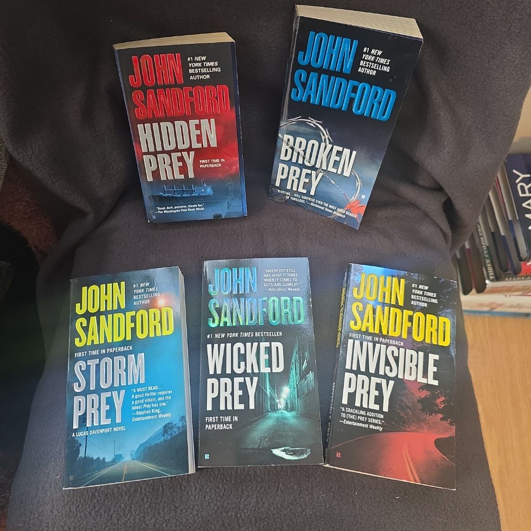 Broken Prey, Hidden Prey, Invisible Prey, Wicked Prey, Storm Prey