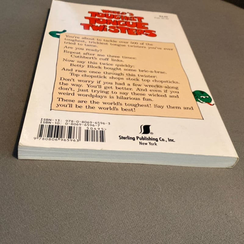 World's Toughest Tongue Twisters by Joseph Rosenbloom