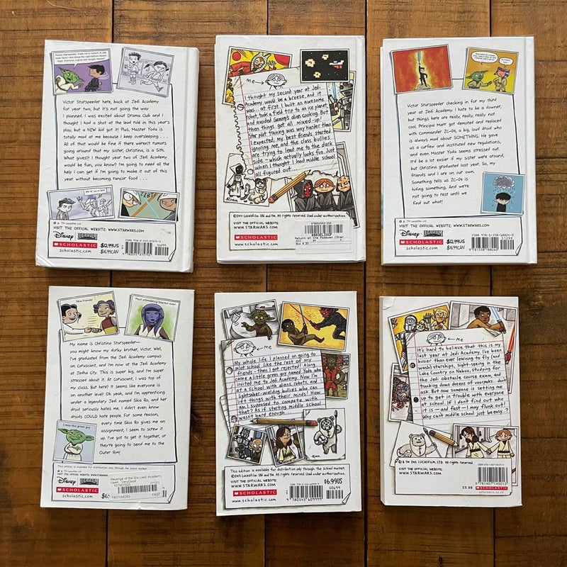 Star Wars Jedi Academy - 6 book bundle