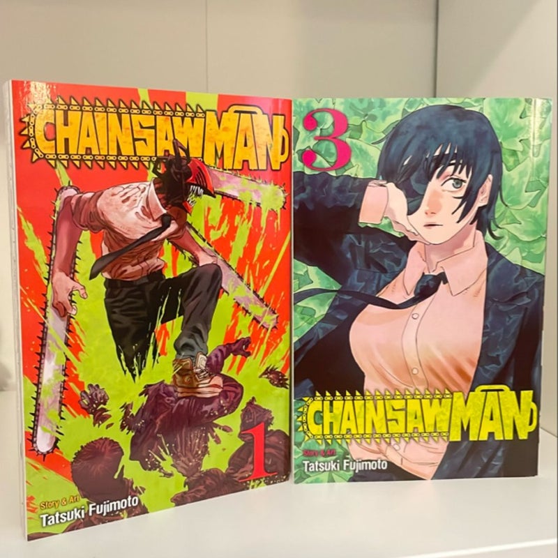 Chainsaw Man, Vol. 1 & 3