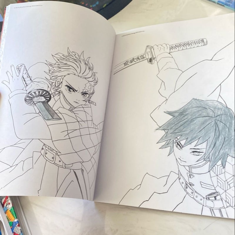 Demon Slayer: Kimetsu No Yaiba: the Official Coloring Book