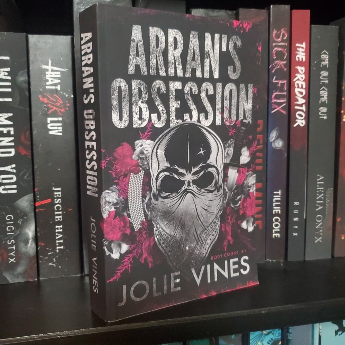 Arran's Obsession (Body Count, #1) Alternate Cover by Jolie Vines