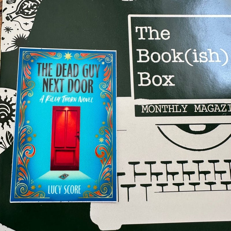 Dead Guy Next Door by Lucy Score Bookish Darkly Box