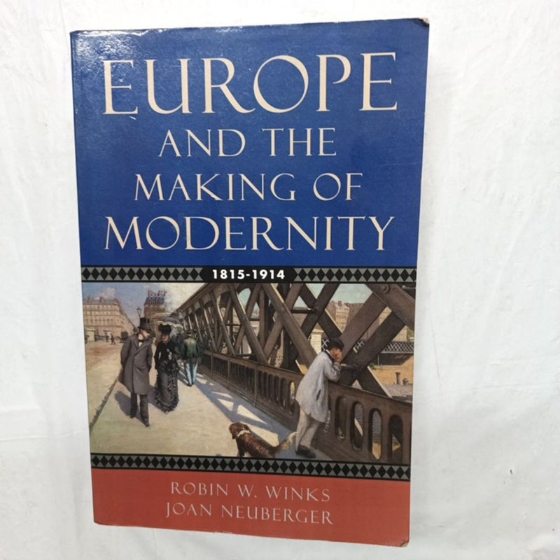 Europe and the Making of Modernity