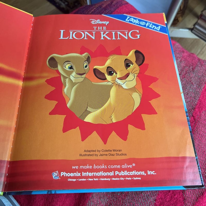 Lion King Look and Find