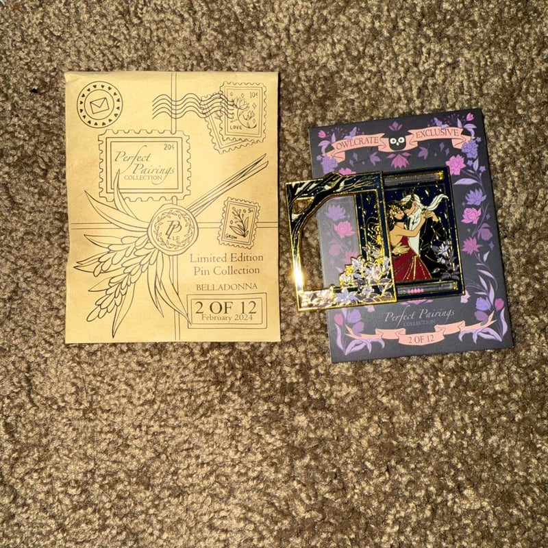 OwlCrate Perfect Pairings Pin #2 Belladonna