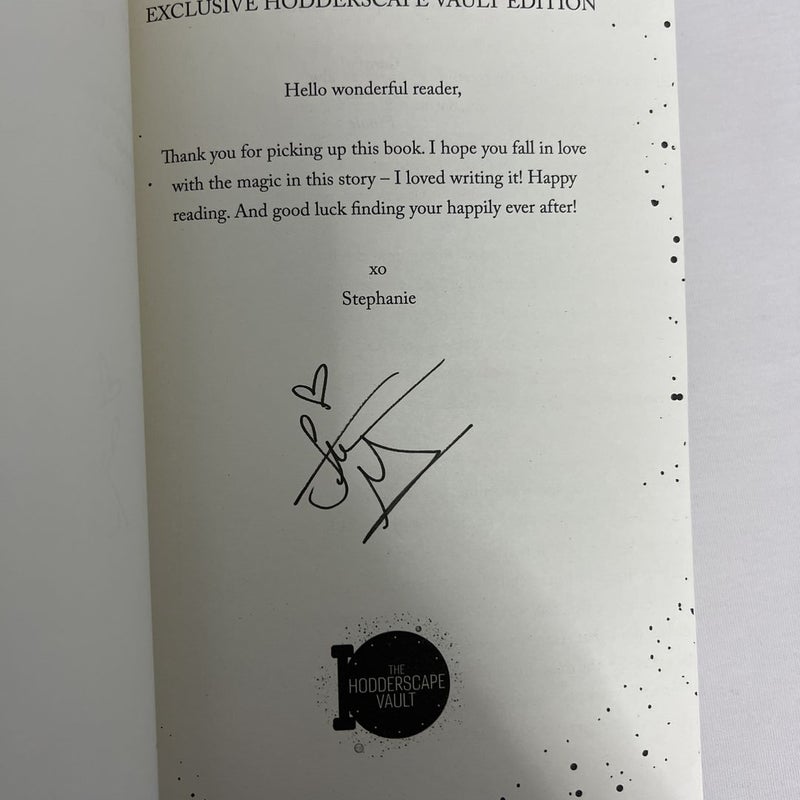 SIGNED hidden cover - Once upon a Broken Heart