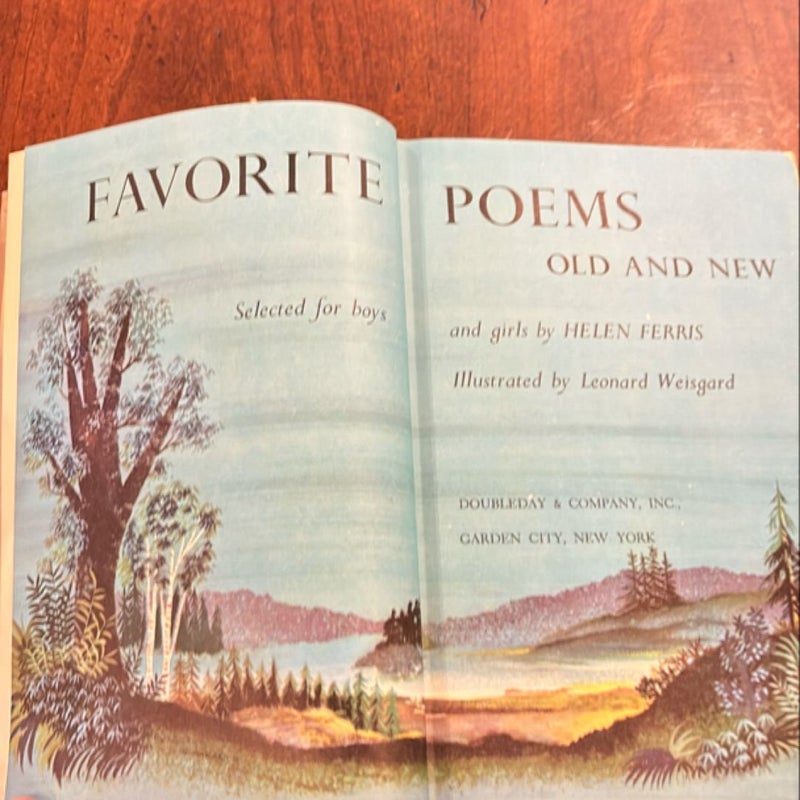 Favorite Poems Old and New