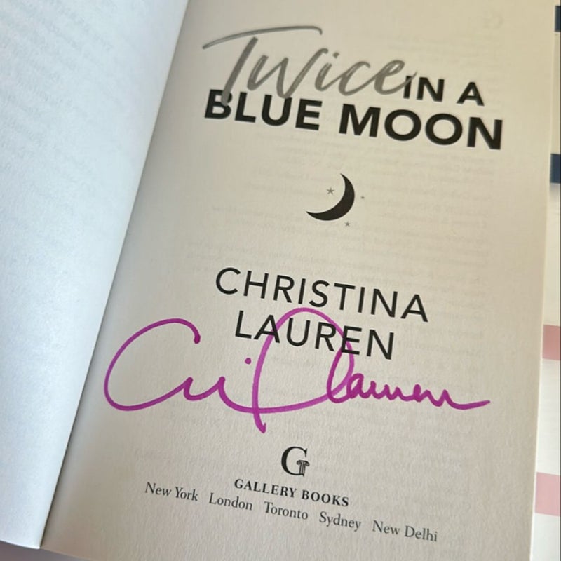 *SIGNED* and Ligthly Annotated Twice in a Blue Moon