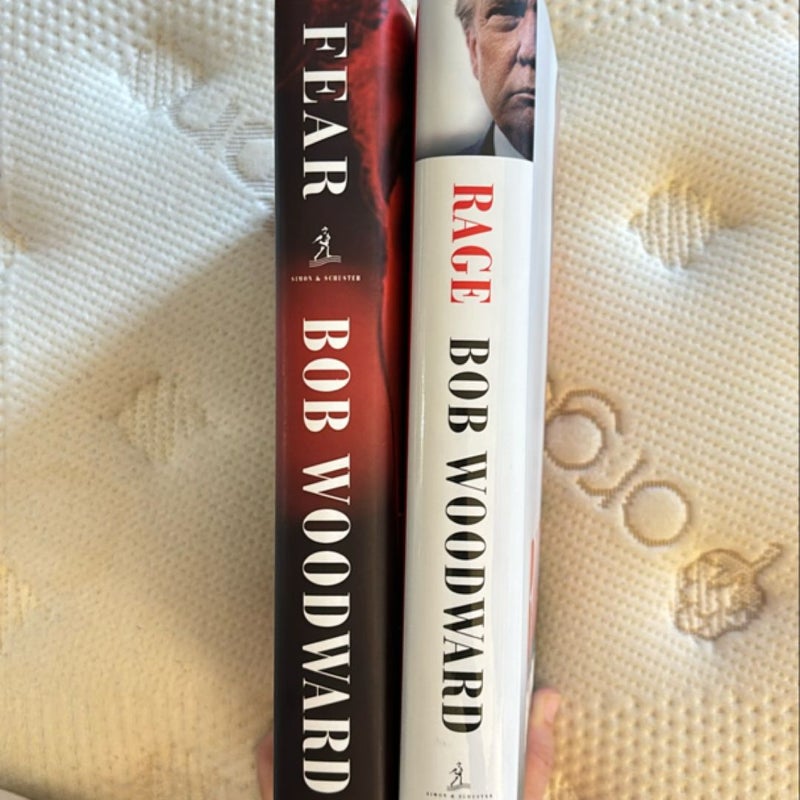 Set of Donald Trump books by Bob Woodward  