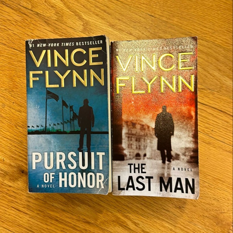 Pursuit of Honor and The Last Man by Vince Flynn 