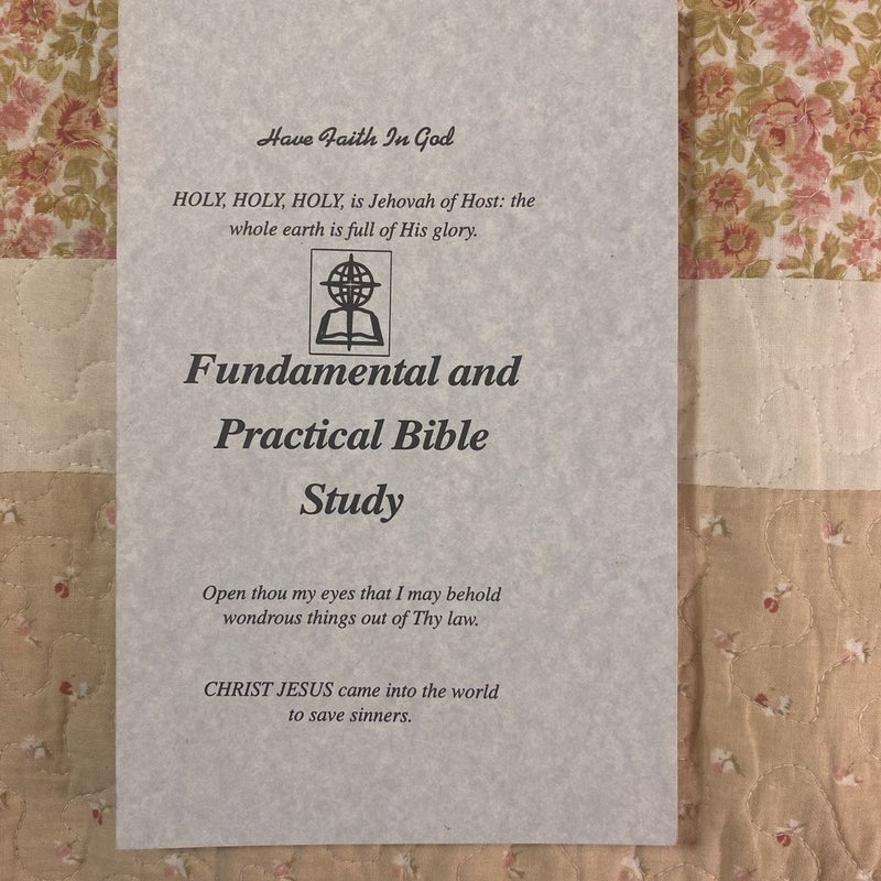 Fundamental and Practical Bible Study 