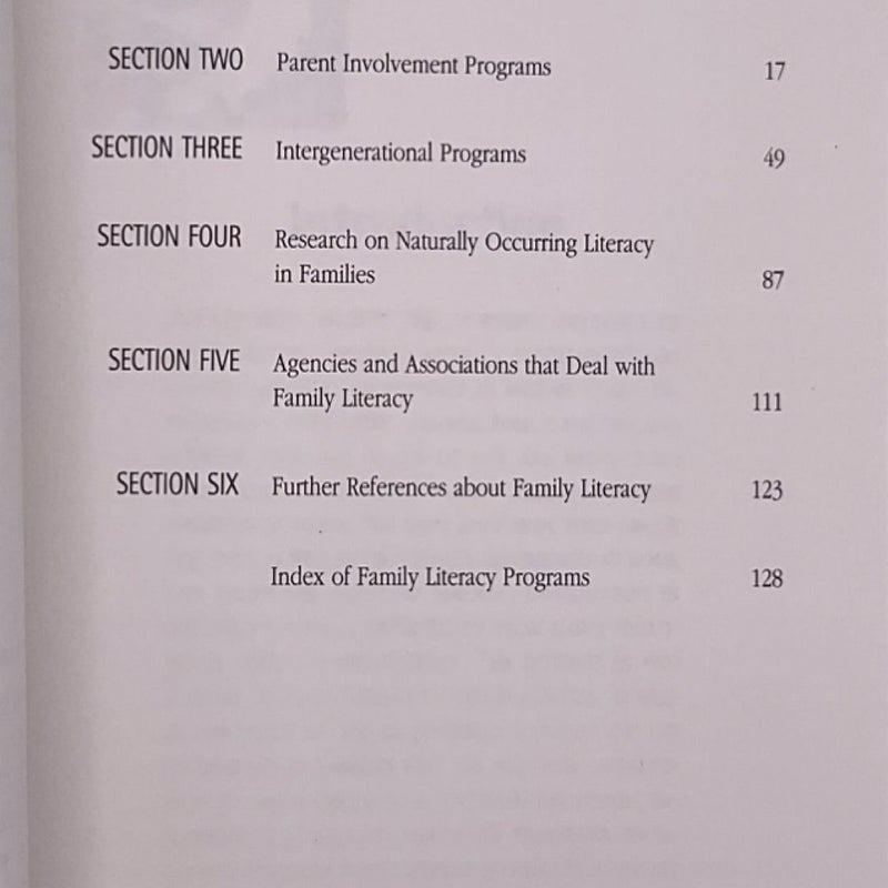 A Survey of Family Literacy in the United States