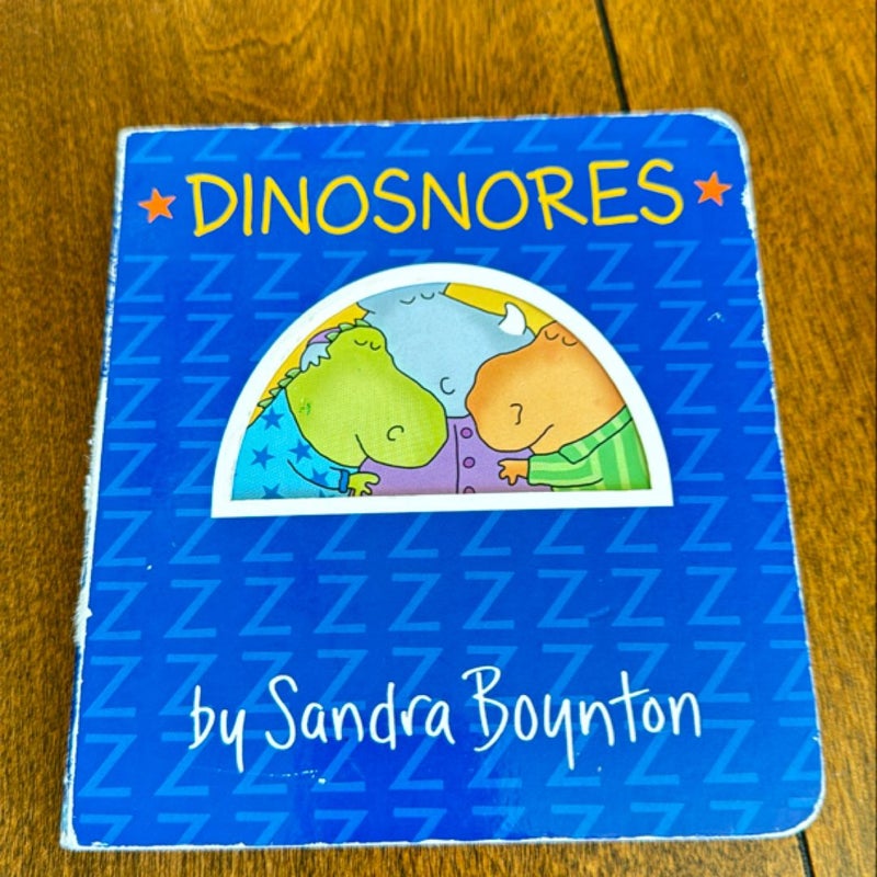 Dinosnores (board book)