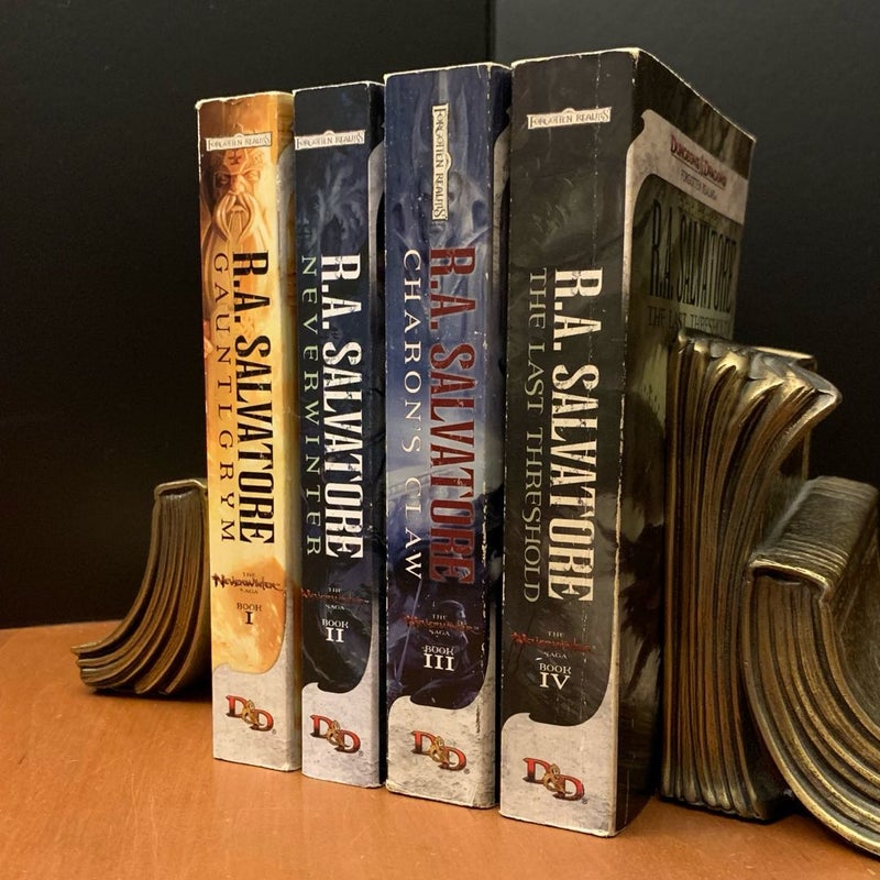 Forgotten Realms: Complete Neverwinter Series, Legend of Drizzt: Gauntlgrym, Neverwinter, Charon’s Claw, The Last Threshold