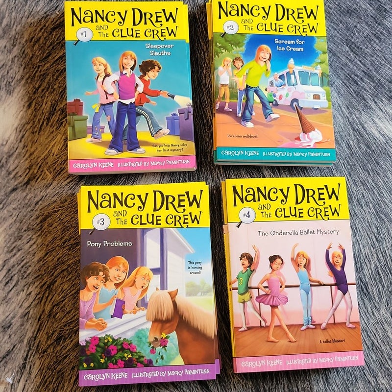 Nancy Drew and the Clue Crew #1-4