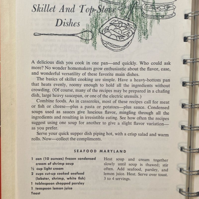 A Campbell Cookbook  - Cooking with Soup