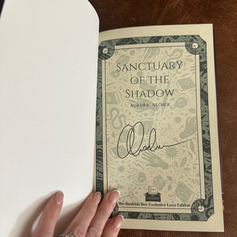 Sanctuary of the Shadow Signed Bookish Box Special Edition 