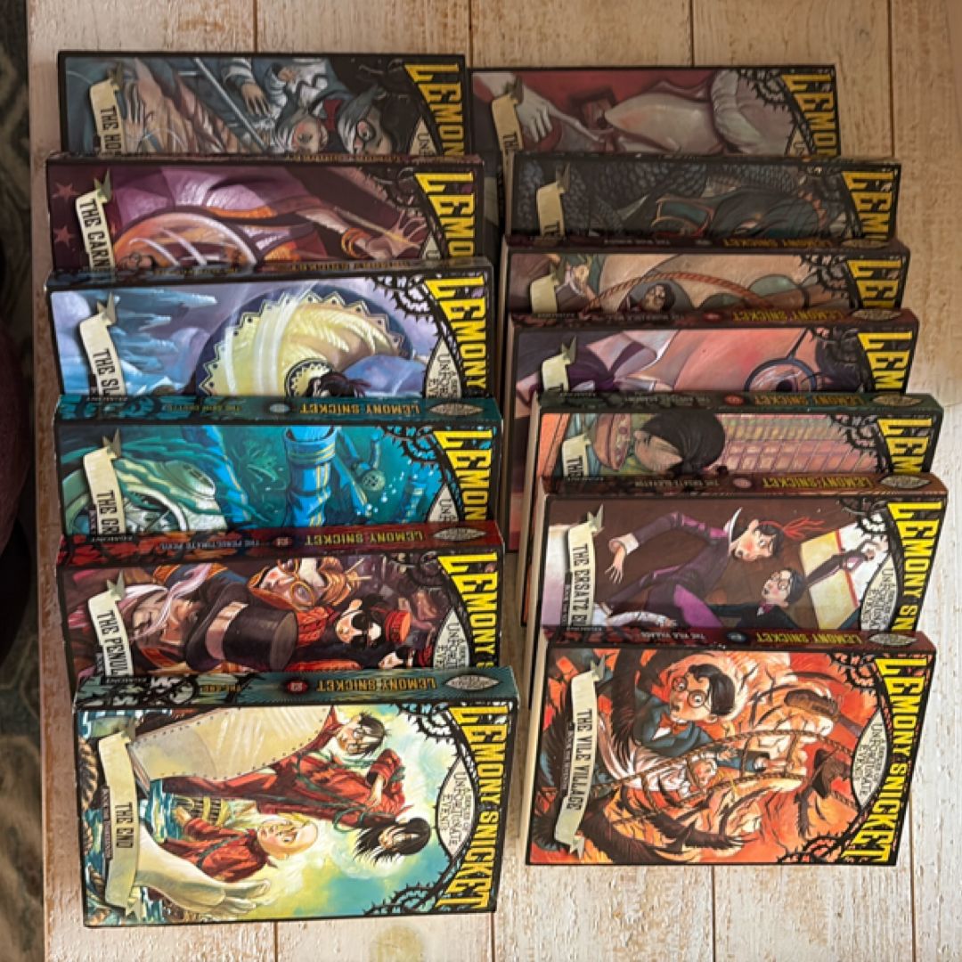 Series of Unfortunate Events 13 Book Collection