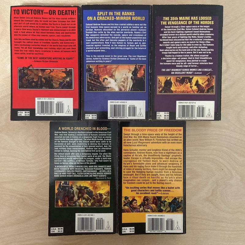 The Lost Regiment Series Bundle of books #1, #2, #3, #4, #5
