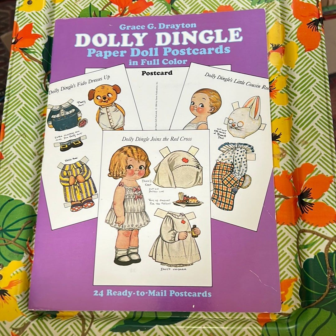 Dolly Dingle Paper Doll Postcards in Full Colour