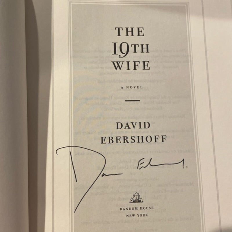 The 19th Wife-Signed