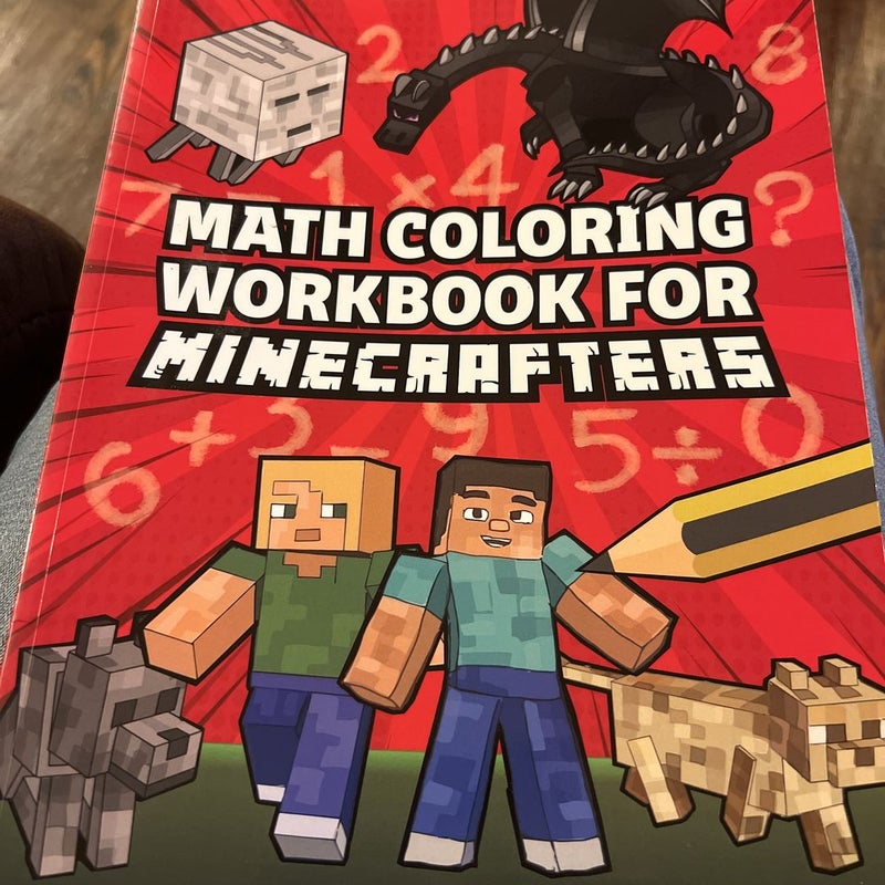 Math Coloring Workbook for Minecrafters