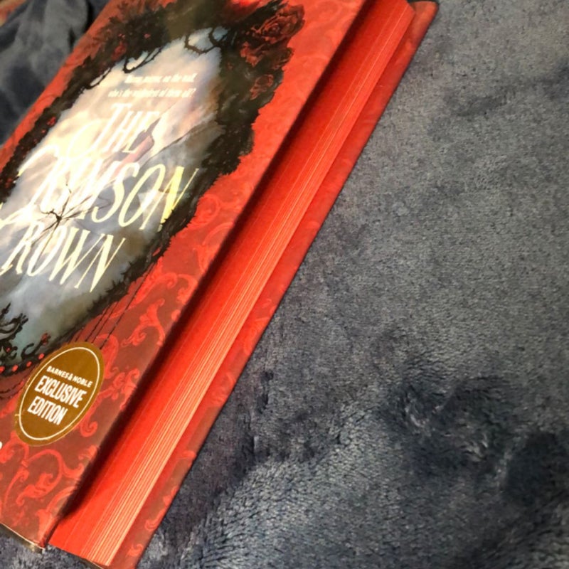 The Crimson Crown NEW Barnes Edition Sprayed Edges 