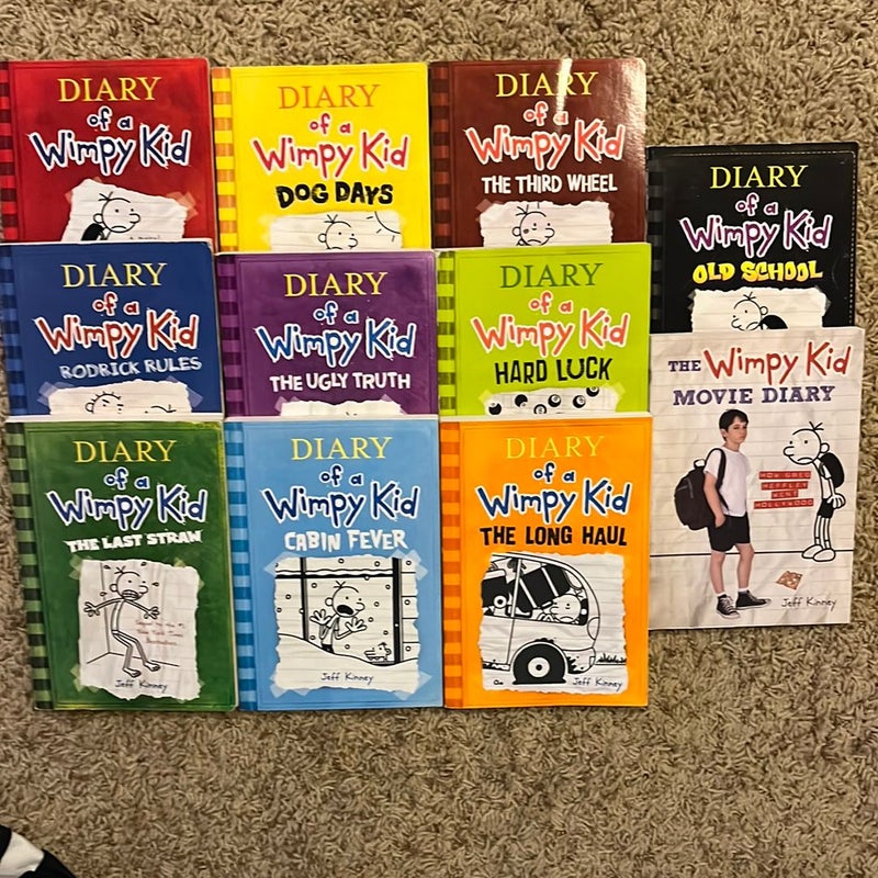 Diary of a Wimpy Kid - 10 book set