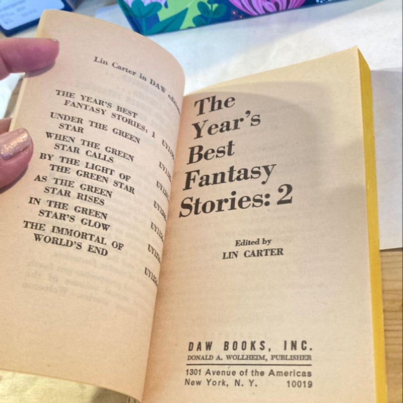 The Year's Best Fantasy Stories : 2 (VINTAGE 1976)