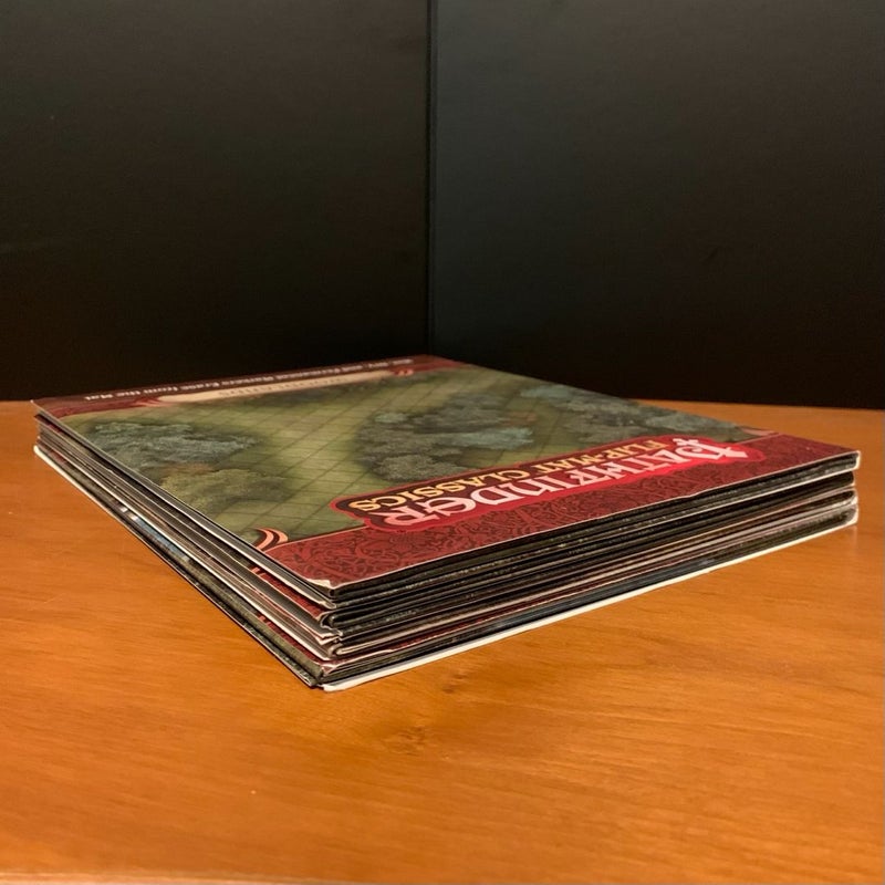 Pathfinder Flip-Mat Classics Lot: Woodlands, Forest, River Crossing, Swamp