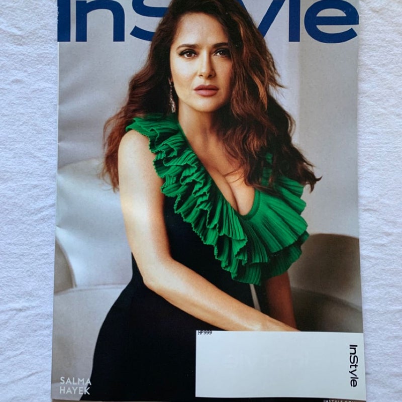 Instyle Salma Hayek “Portrait of a Foxy Lady” July 2021 Magazine