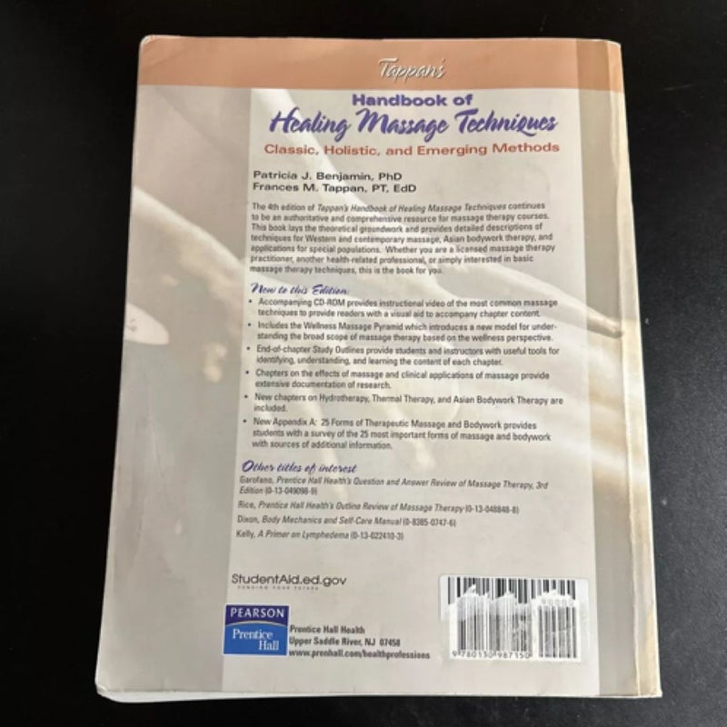 Tappan's Handbook of Healing Massage Techniques