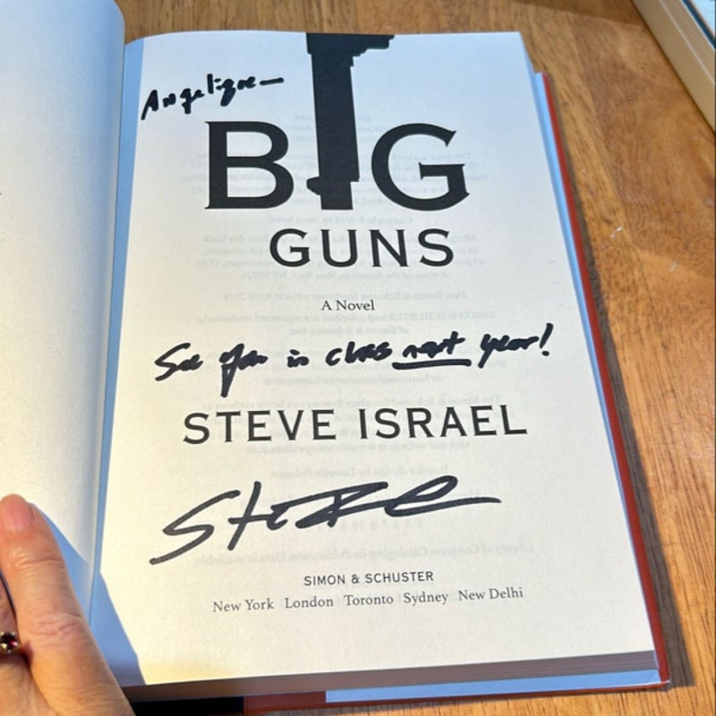 Signed 1st Ed/1st * Big Guns