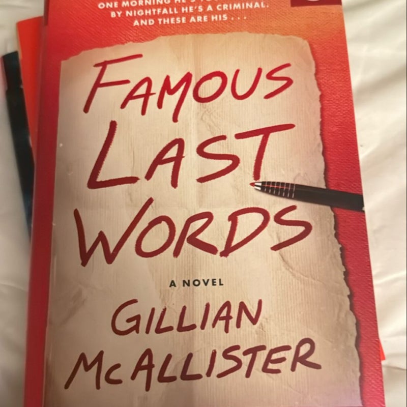 Famous Last Words
