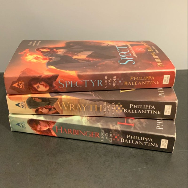 Spectyr, Wrayth, Harbinger, Books of the Order 2-4