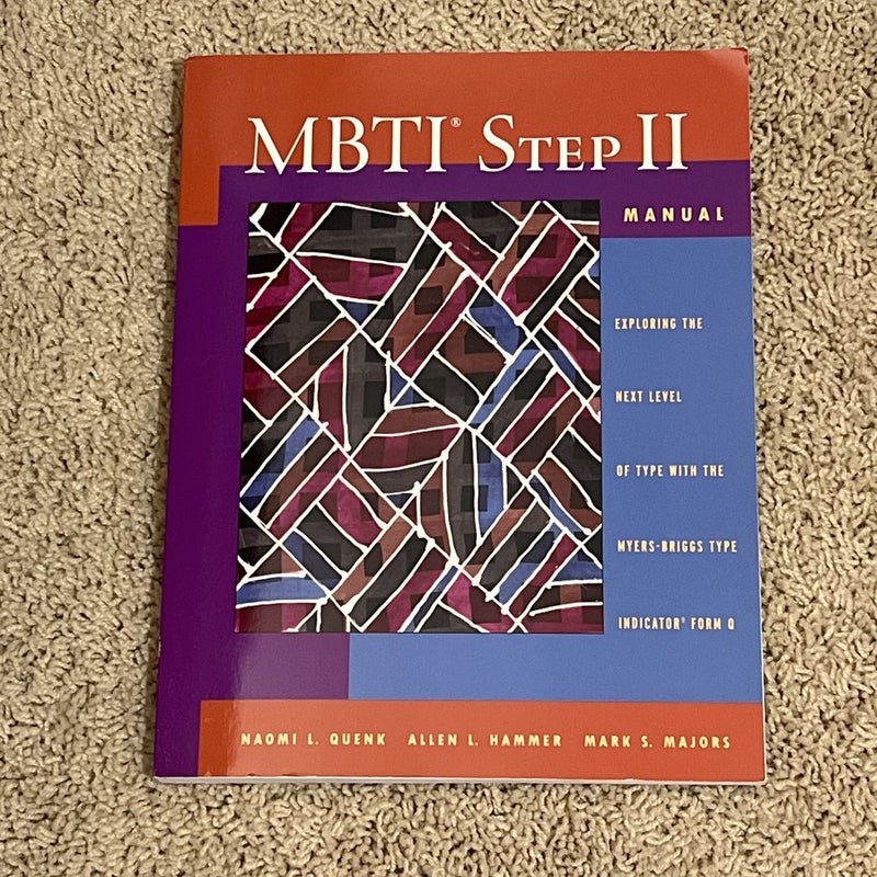 MBTI Step II Manual 