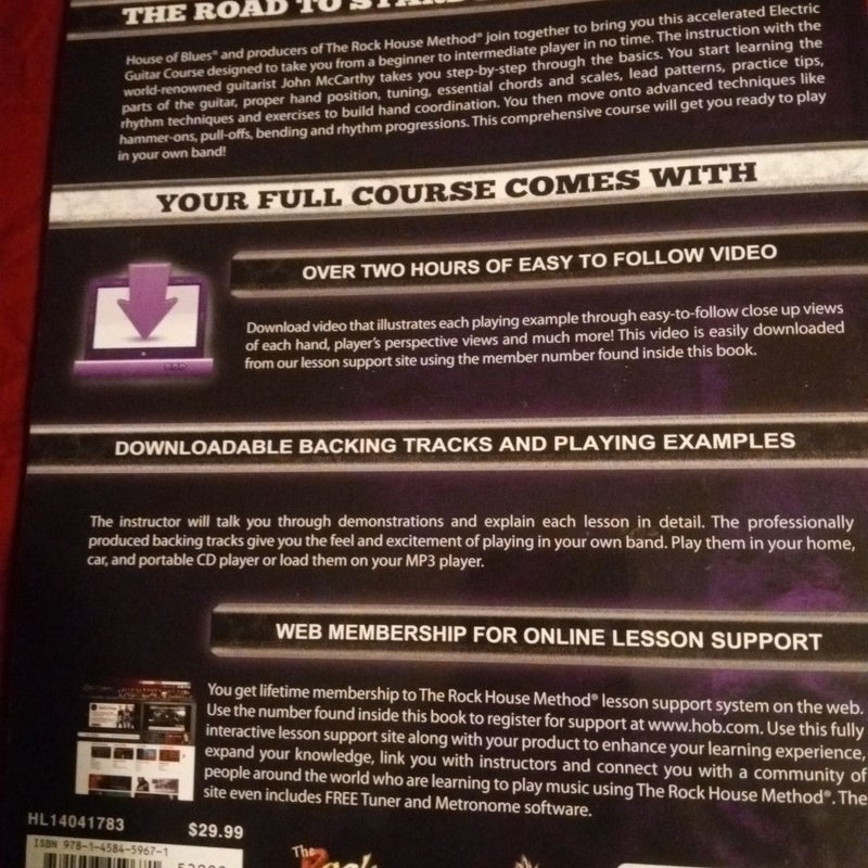 House of Blues Electric Guitar Course