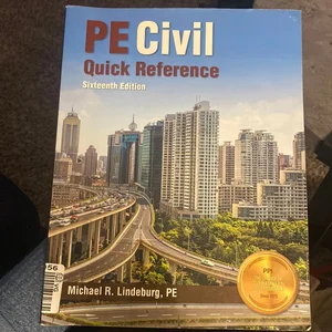 PPI PE Civil Quick Reference, 16th Edition - a Comprehensive Reference Guide for the NCEES PE Civil Exam