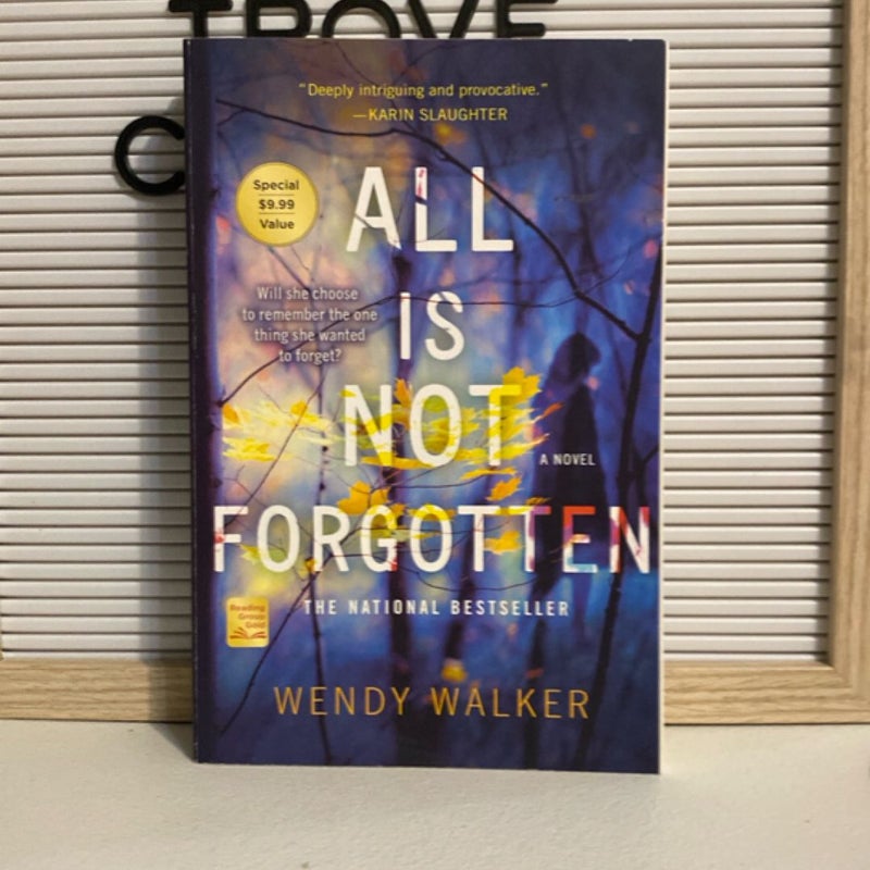 All Is Not Forgotten