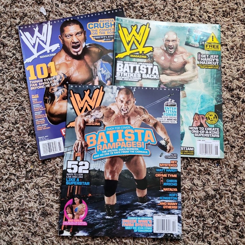 WWE magazines 