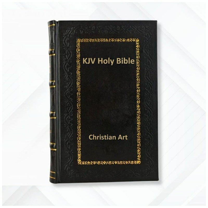 KJV Holy Bible, Giant Print by Christian Art Publishers Leather Bound Edition