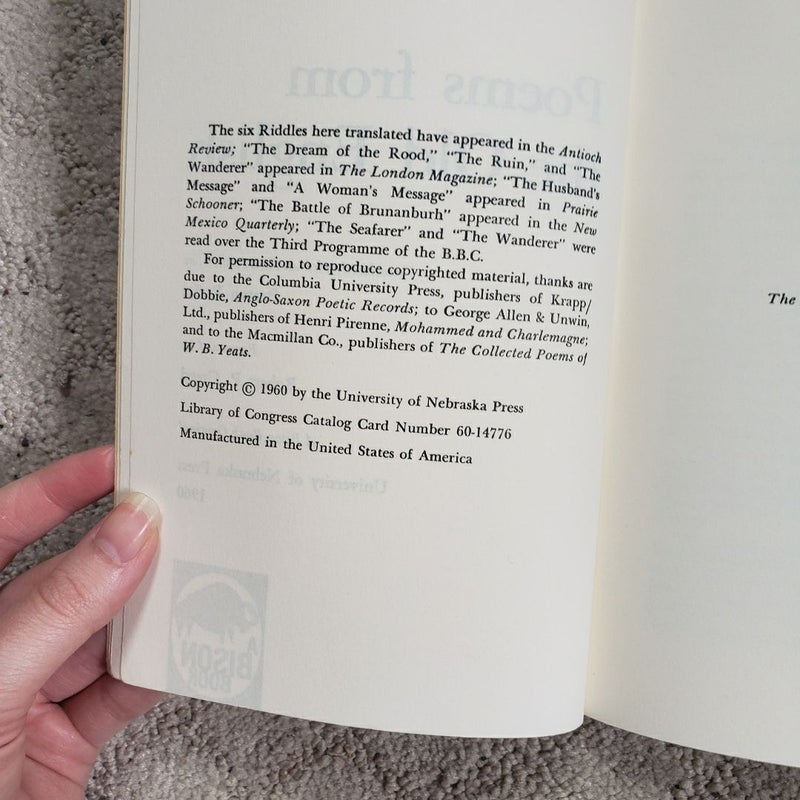 Poems from the Old English (This Edition, 1960)