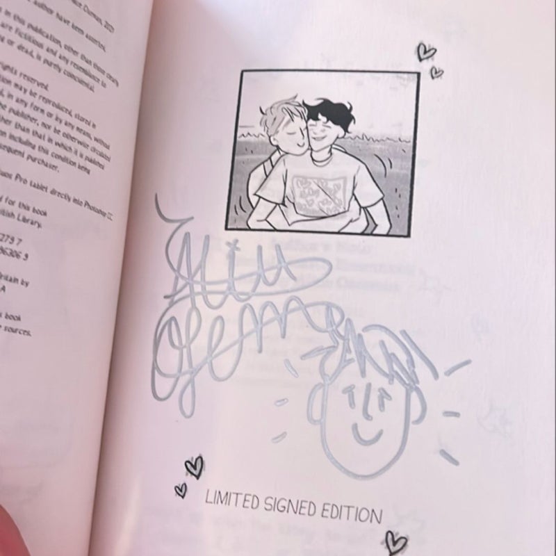 Heartstopper Vol 4 UK Edition Signed