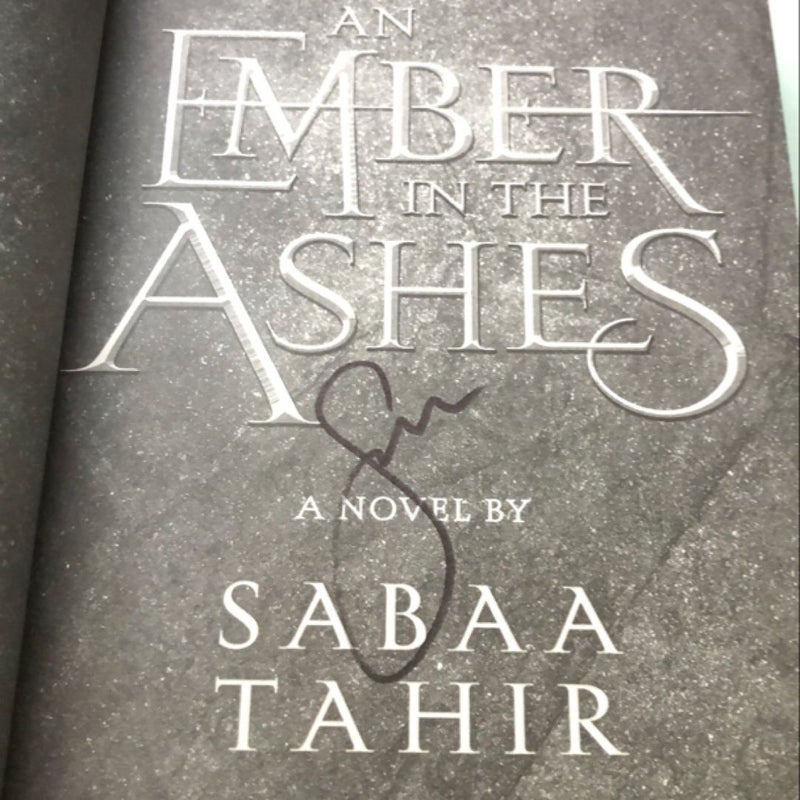 An Ember in the Ashes SIGNED