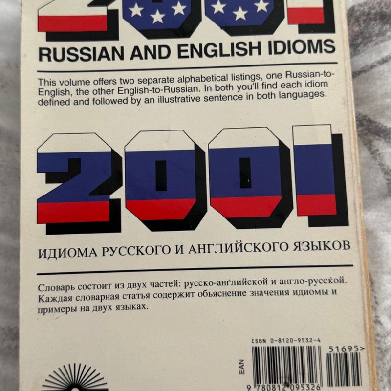 2001 Russian and English Idioms